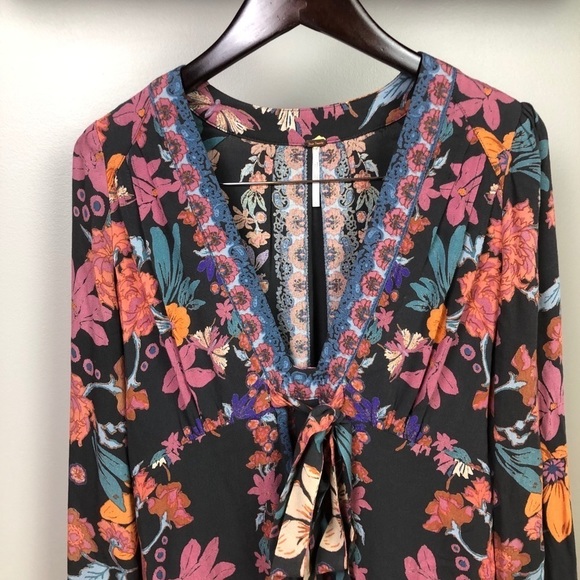 Free People Violet Hill Printed Tunic Dress Size 2 - Picture 3 of 12